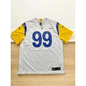 Los Angeles Rams Jersey Aaron Donald #99 Nike NFL Football White Jersey Sz XXL